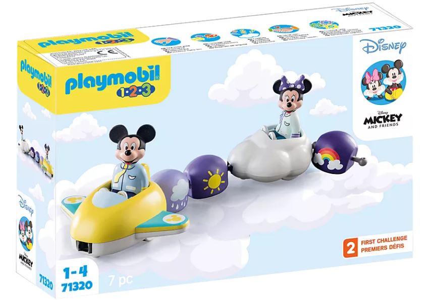 PLAYMOBIL 1.2.3 Disney: Mickys & Minnies Wolkenflug71320