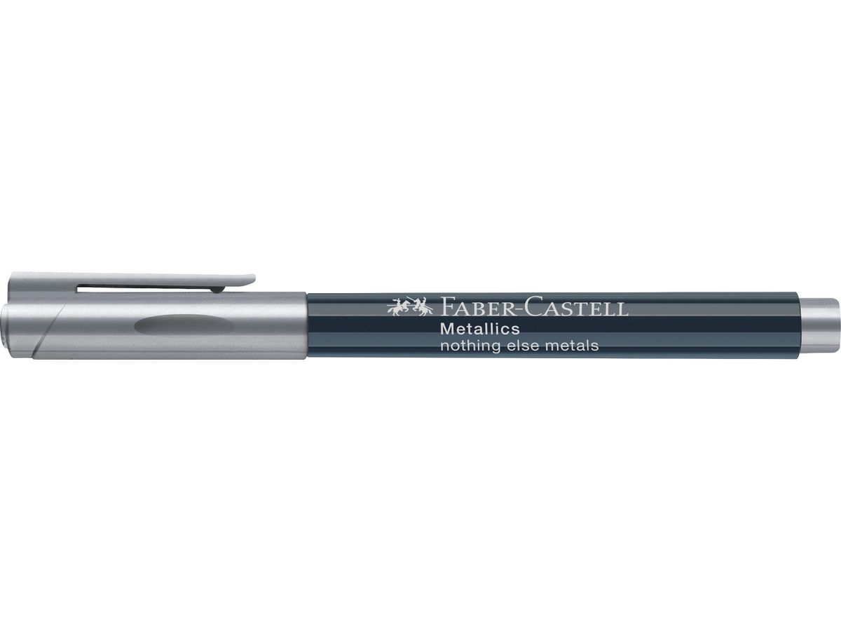 Faber Castell Metallicmarker silber