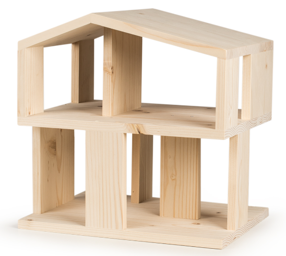 Pilgram 07504 Puppenhaus Urban klein natur