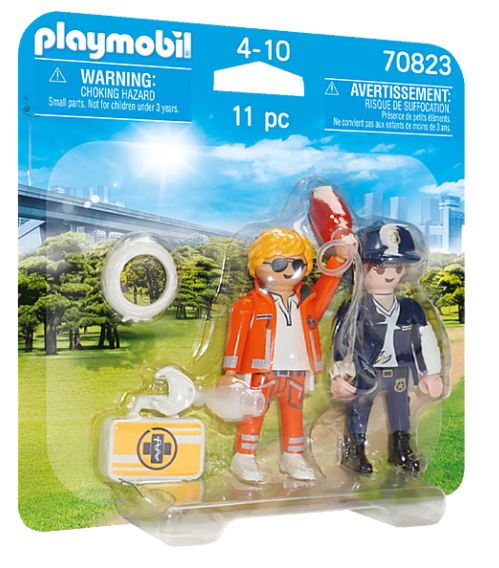 PLAYMOBIL  DuoPack Notarzt und Polizistin 70823