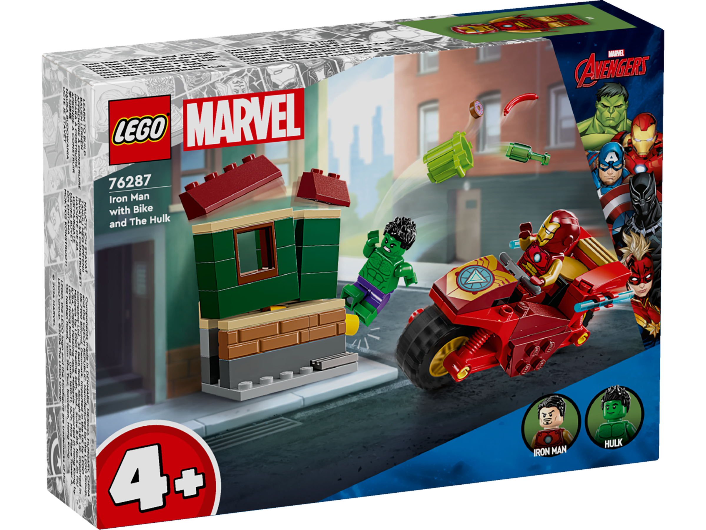 LEGO Marvel Iron Man mit Bike 76287