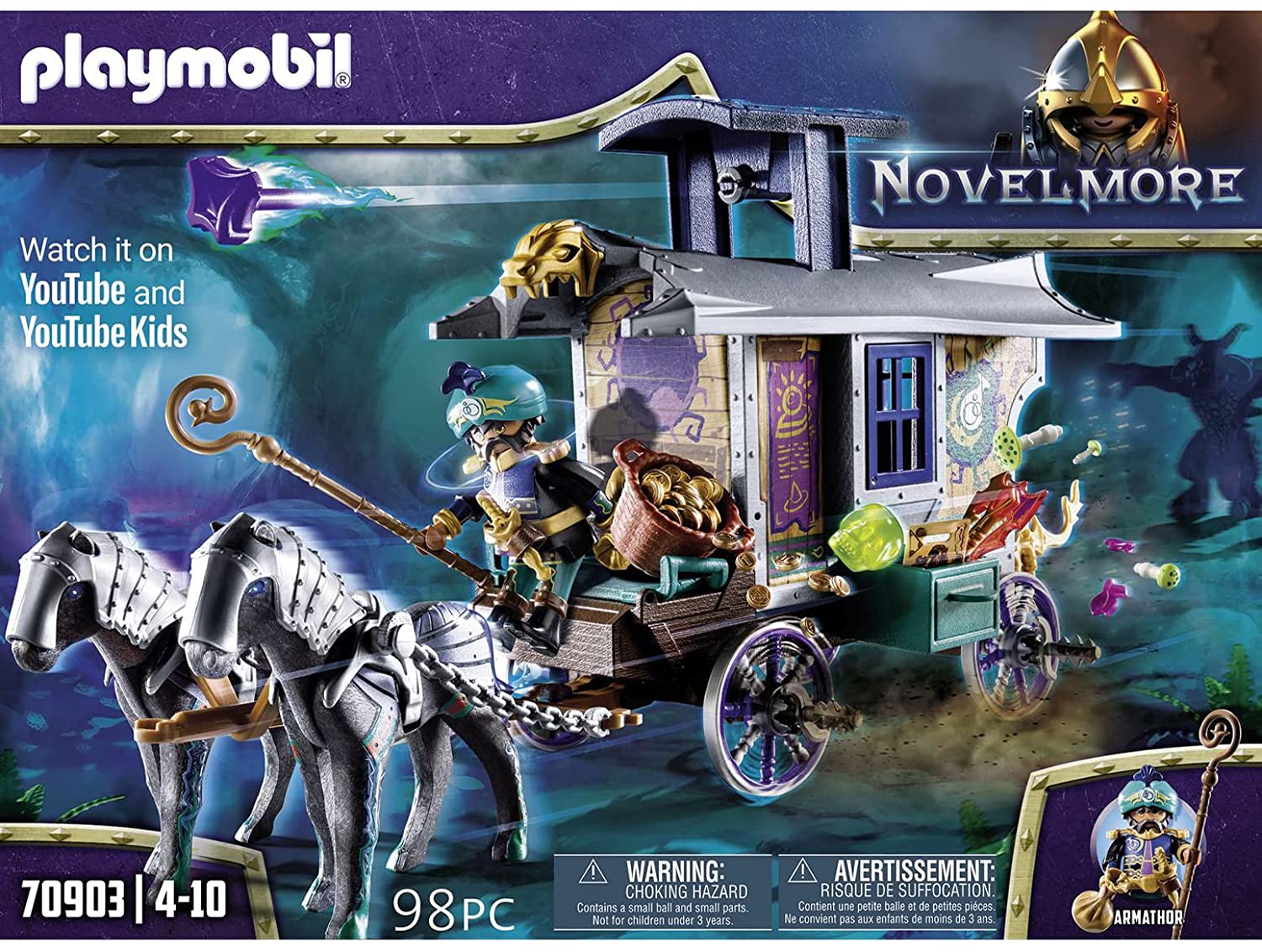 PLAYMOBIL  Novelmore Violet Vale - Händlerkutsche 70903