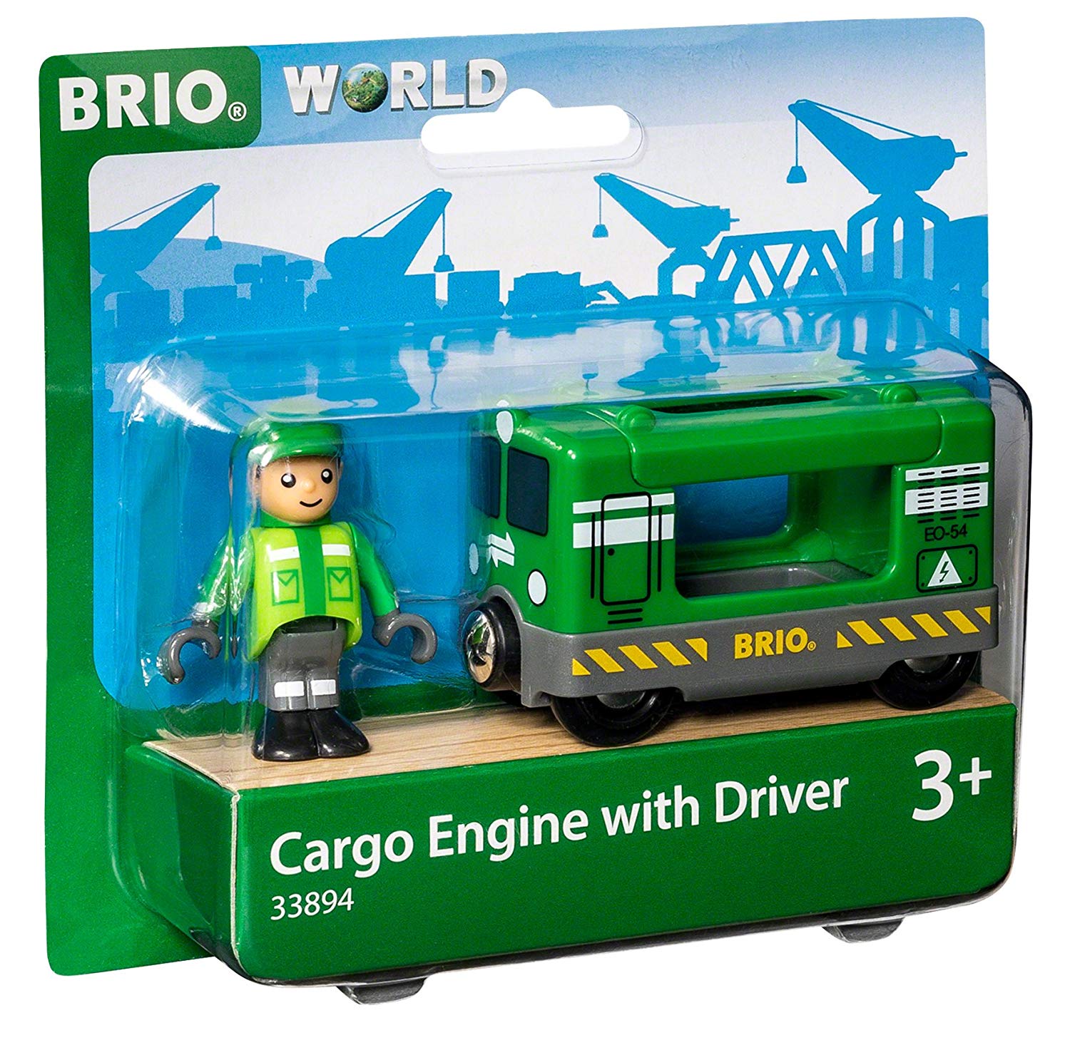 Brio Frachtlok mit Fahrer 33.894