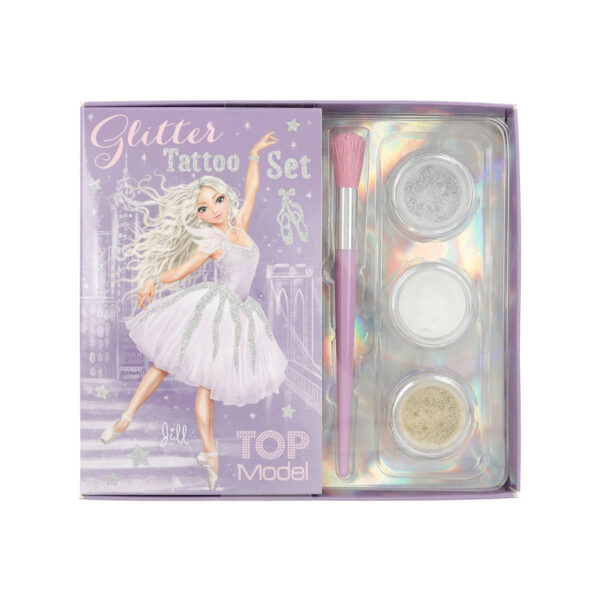 Top Model Glitter Tattoo Set Ballet