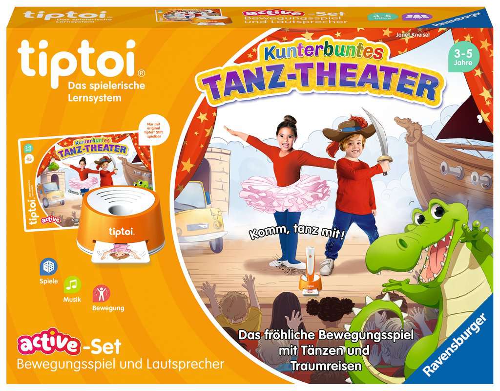 Tiptoi active-Set: Kunterbuntes Tanz-Theater 00.122