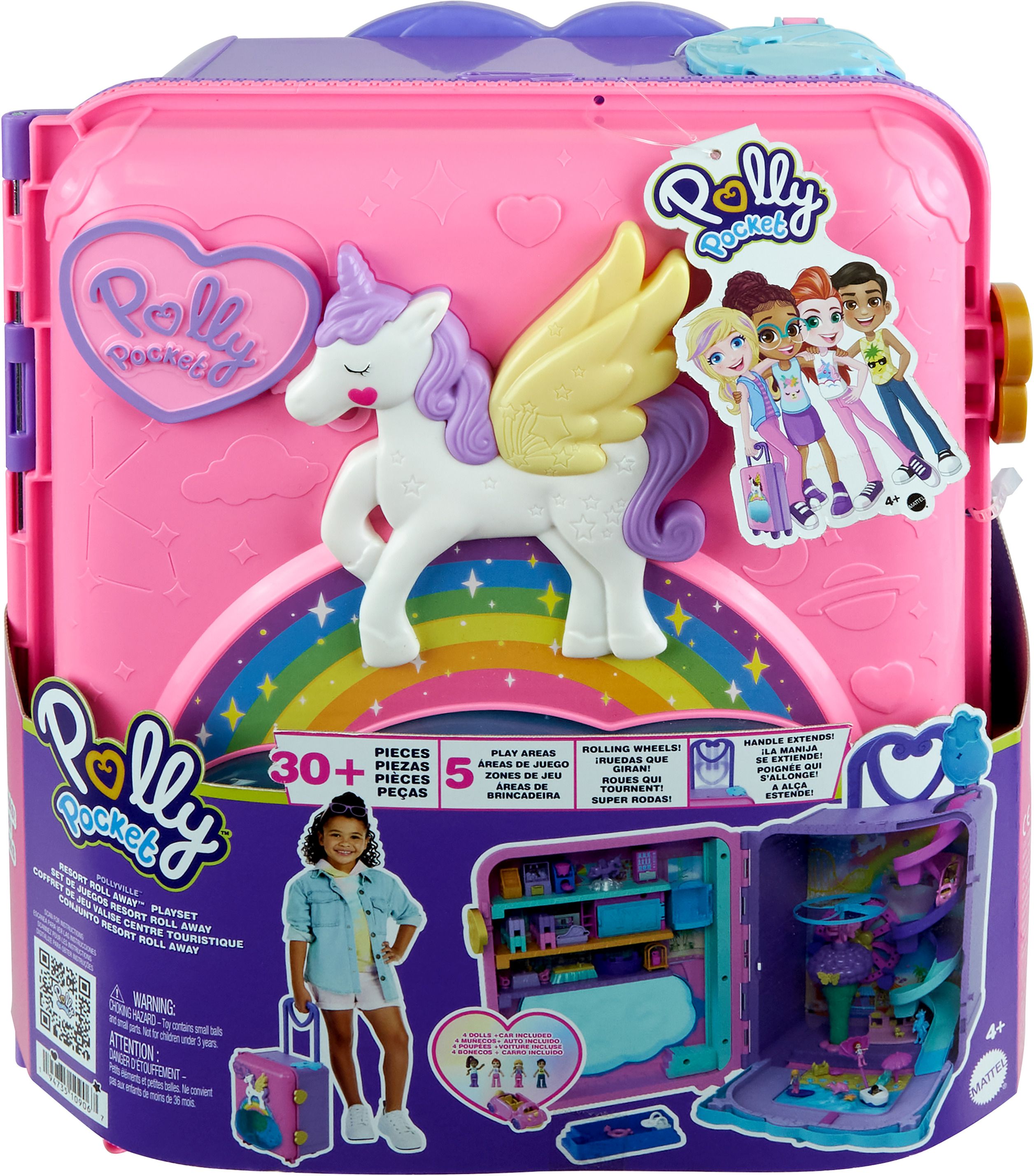 Polly Pocket Urlaub im Rollkoffer Spielset