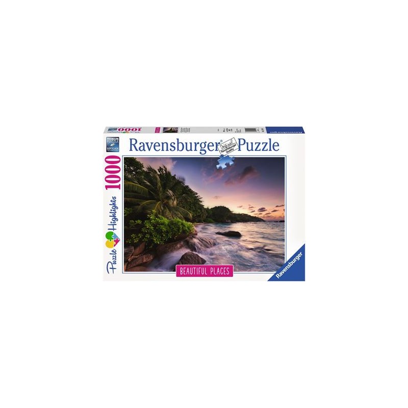 Puzzle 1000 Teile Insel Praslin Seychellen 15.156