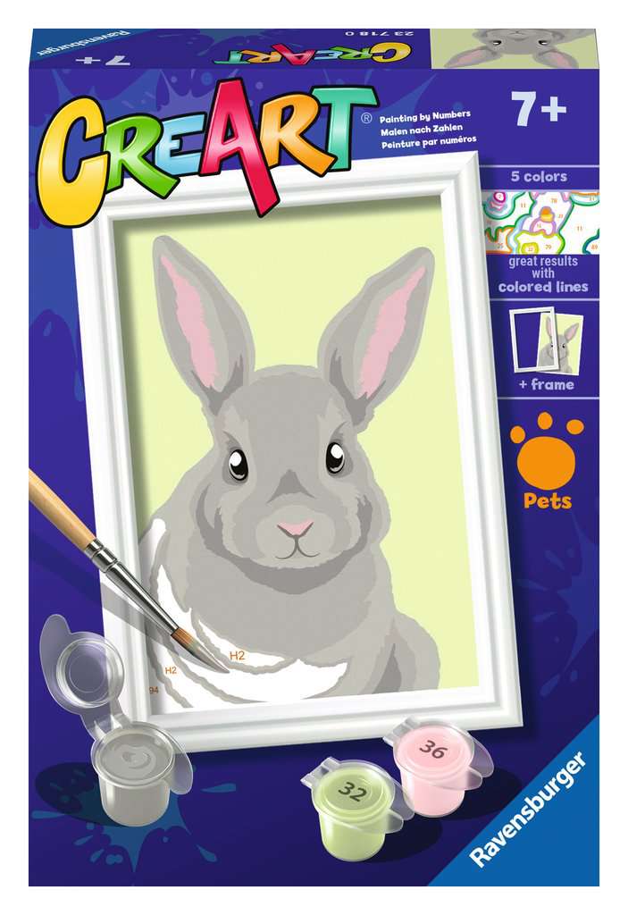 Creart Gray Rabbit  8,5x12cm 23.718