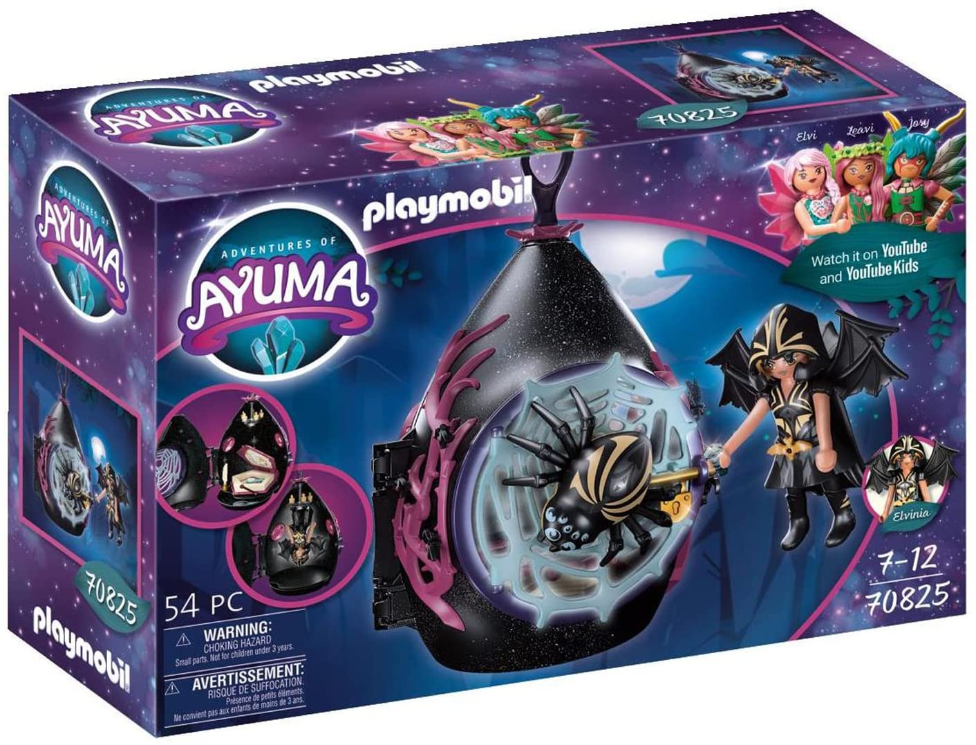 PLAYMOBIL  ADVENTURES OF AYUMA Unterschlupf der Bat Fairies 70825