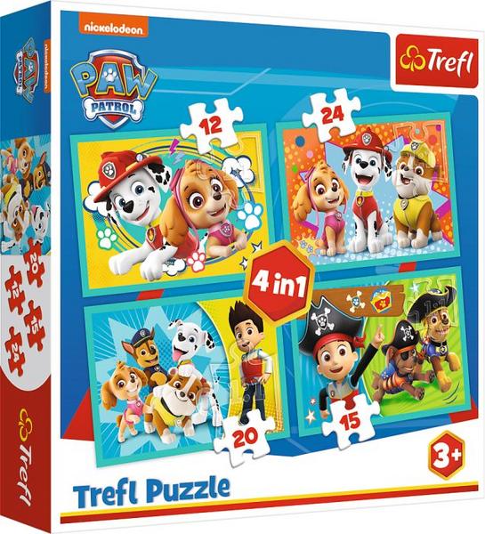 4 in 1 Puzzle Paw Patrol