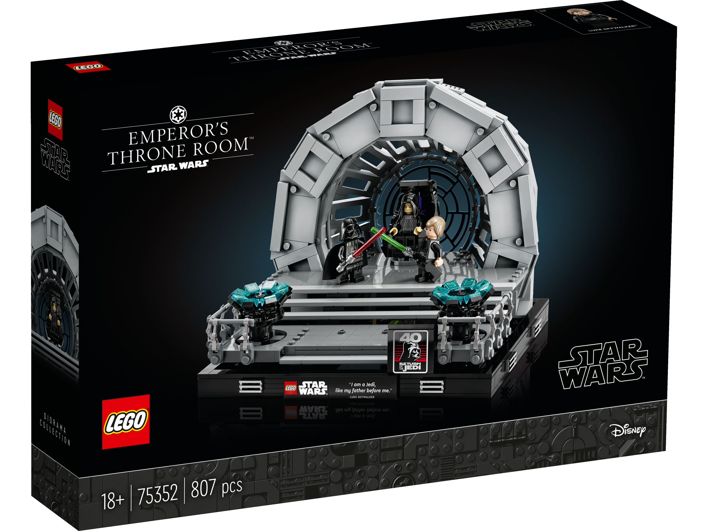 LEGO Star Wars™ Thronsaal des Imperators™ – Diorama 75352