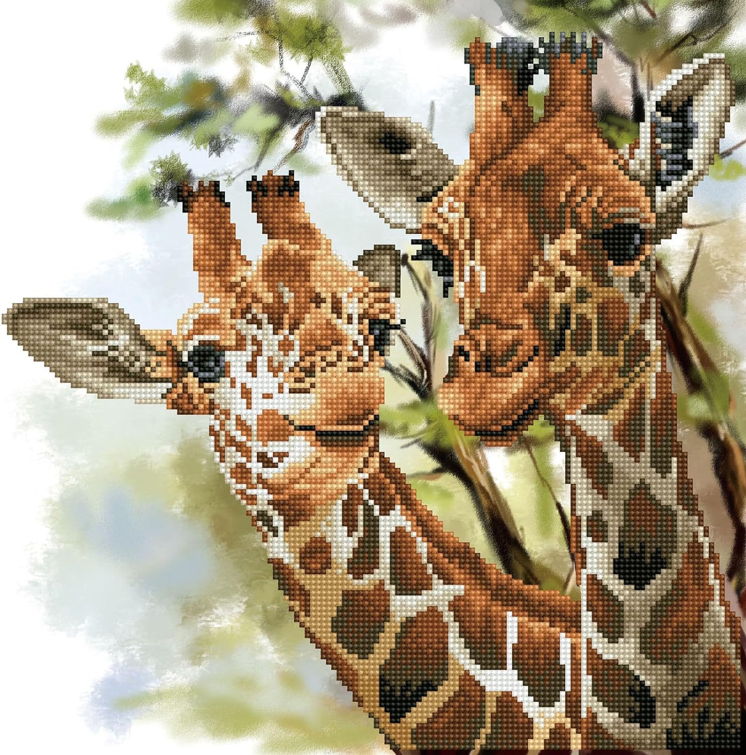 Diamond Painting Giraffen