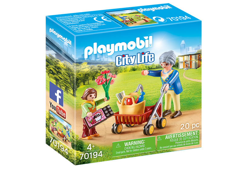 PLAYMOBIL® Oma mit Rollator 70194