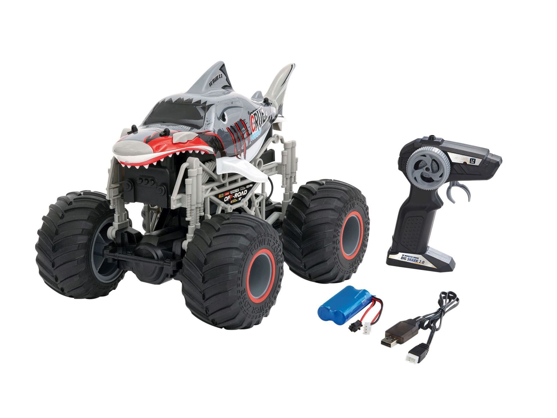 Revell Control: Monster Truck Big Shark 2.0,  Ferngesteuertes Auto