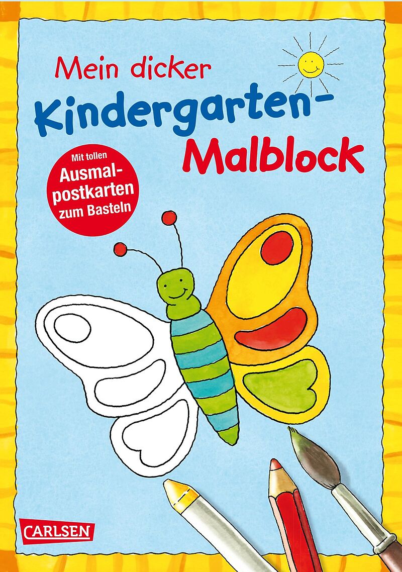 Mein dicker Kindergarten Malblock