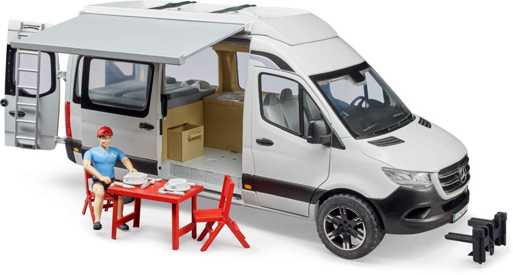 Bruder 02672 MB Camper mit Fahrer