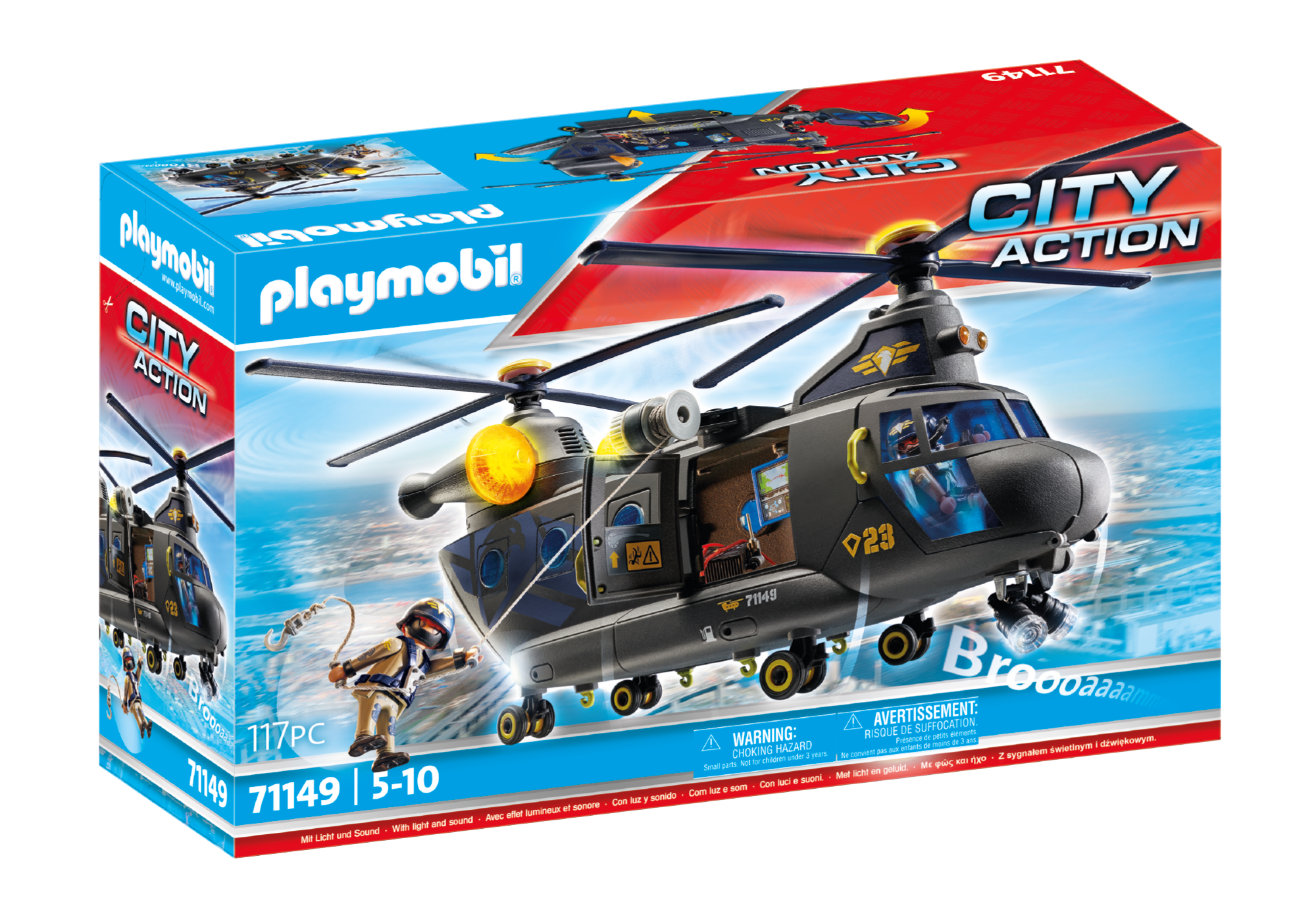 PLAYMOBIL City Life SWAT-Rettungshelikopter 71149