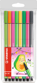 Stabilo Pen 68 8er Etui Living Colors Avocados