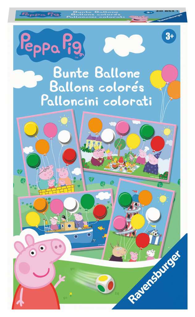 Ravensburger Kartenspiel Peppa Pig Bunte Ballone 20.853