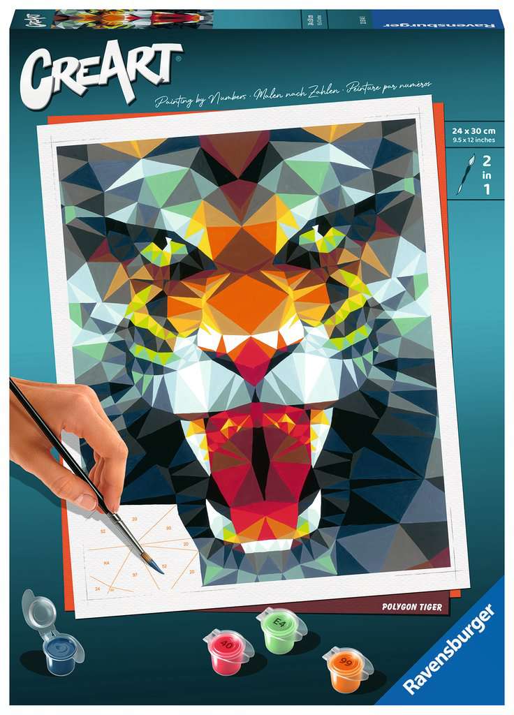 Creart Polygon Tiger 23.514