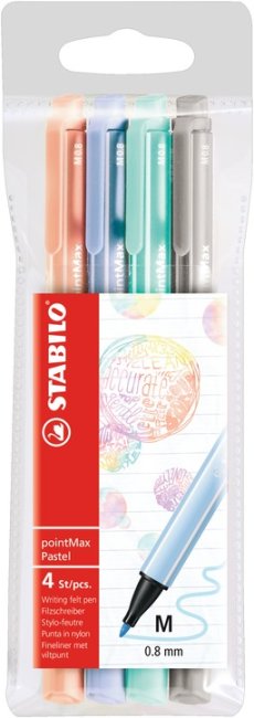 Stabilo pointMax 4er Etui Pastell