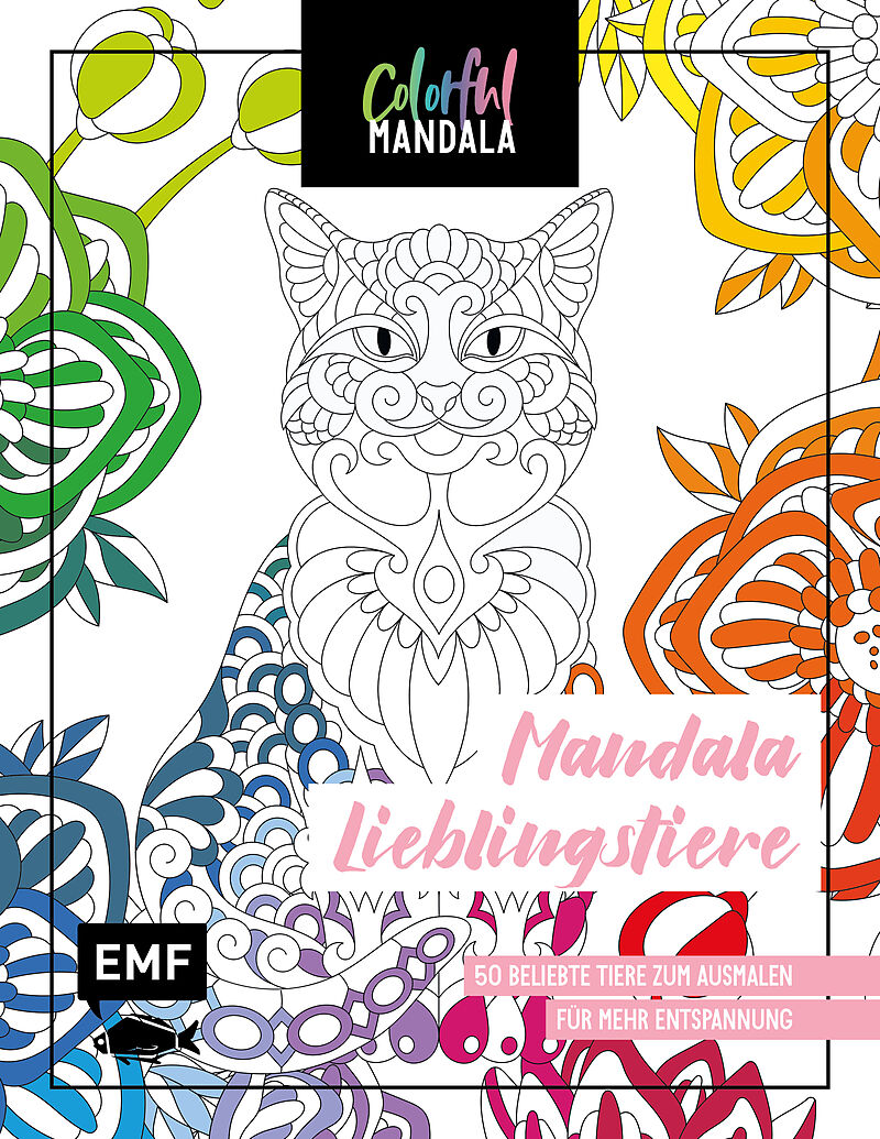 Mandala Colorful Lieblingstiere