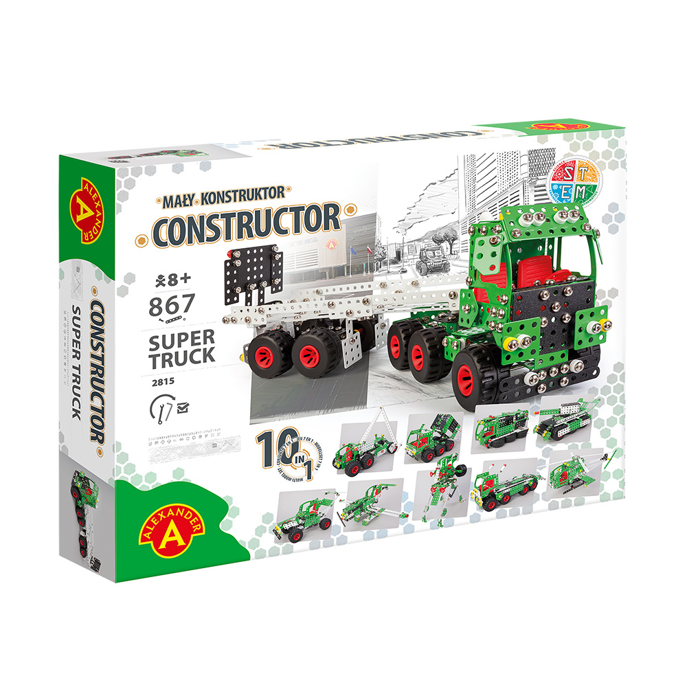 Constructor PRO Super Truck 10 in 1 Bauset