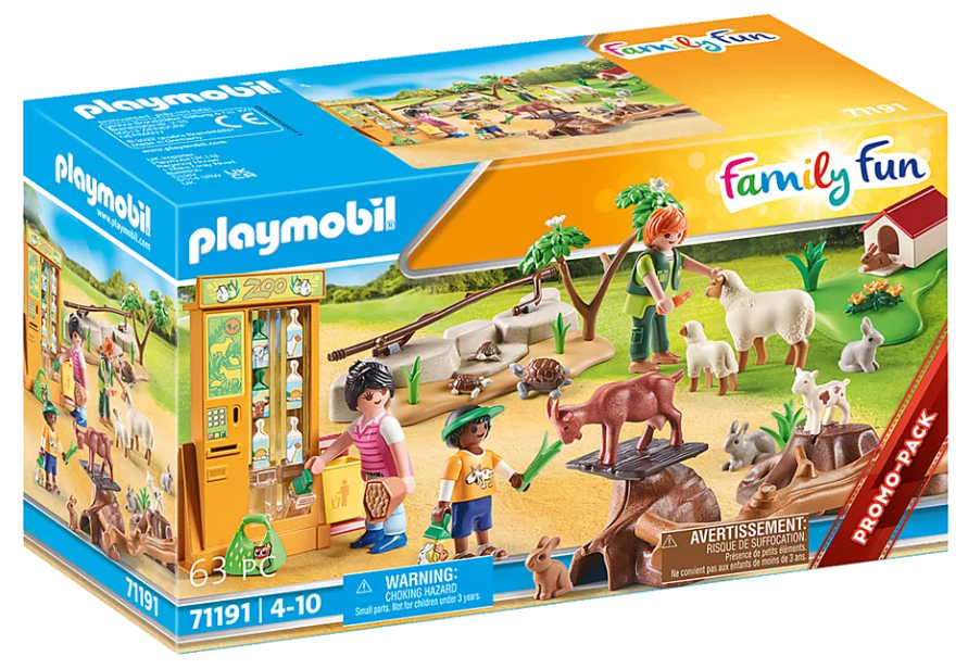 PLAYMOBIL Erlebnis-Streichelzoo 71191