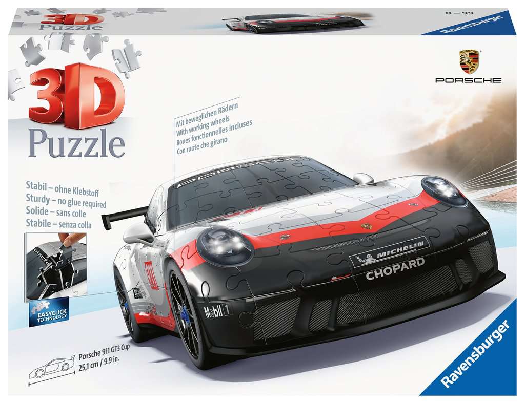 Puzzle  3D Porsche 911 GT3 Cup 11.557