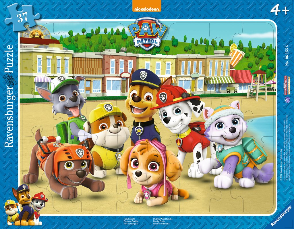 Rahmenpuzzle 37-teilig : Paw Patrol Familienfoto 06.155