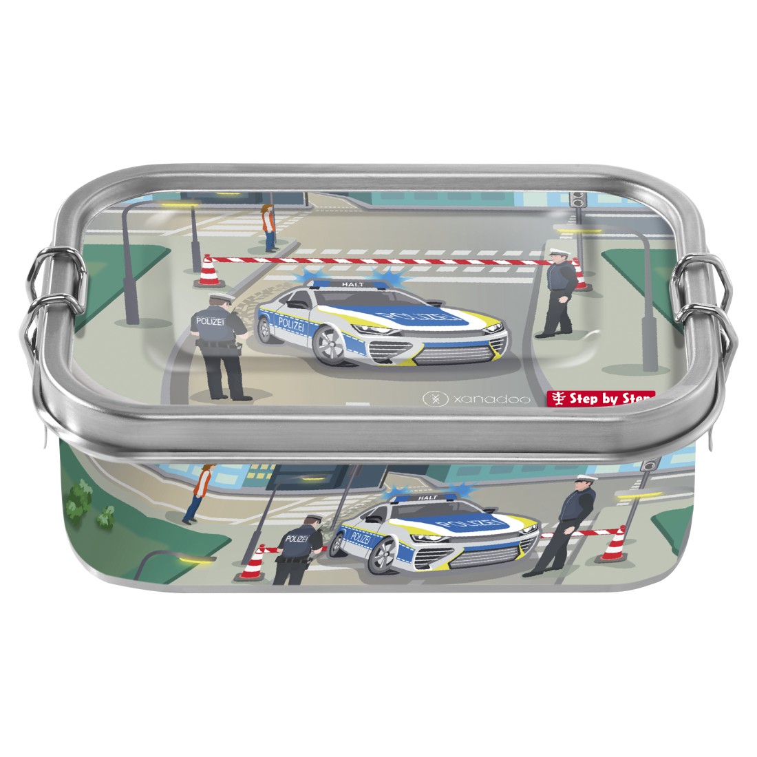 Step by Step Edelstahl-Lunchbox Police Car Cody