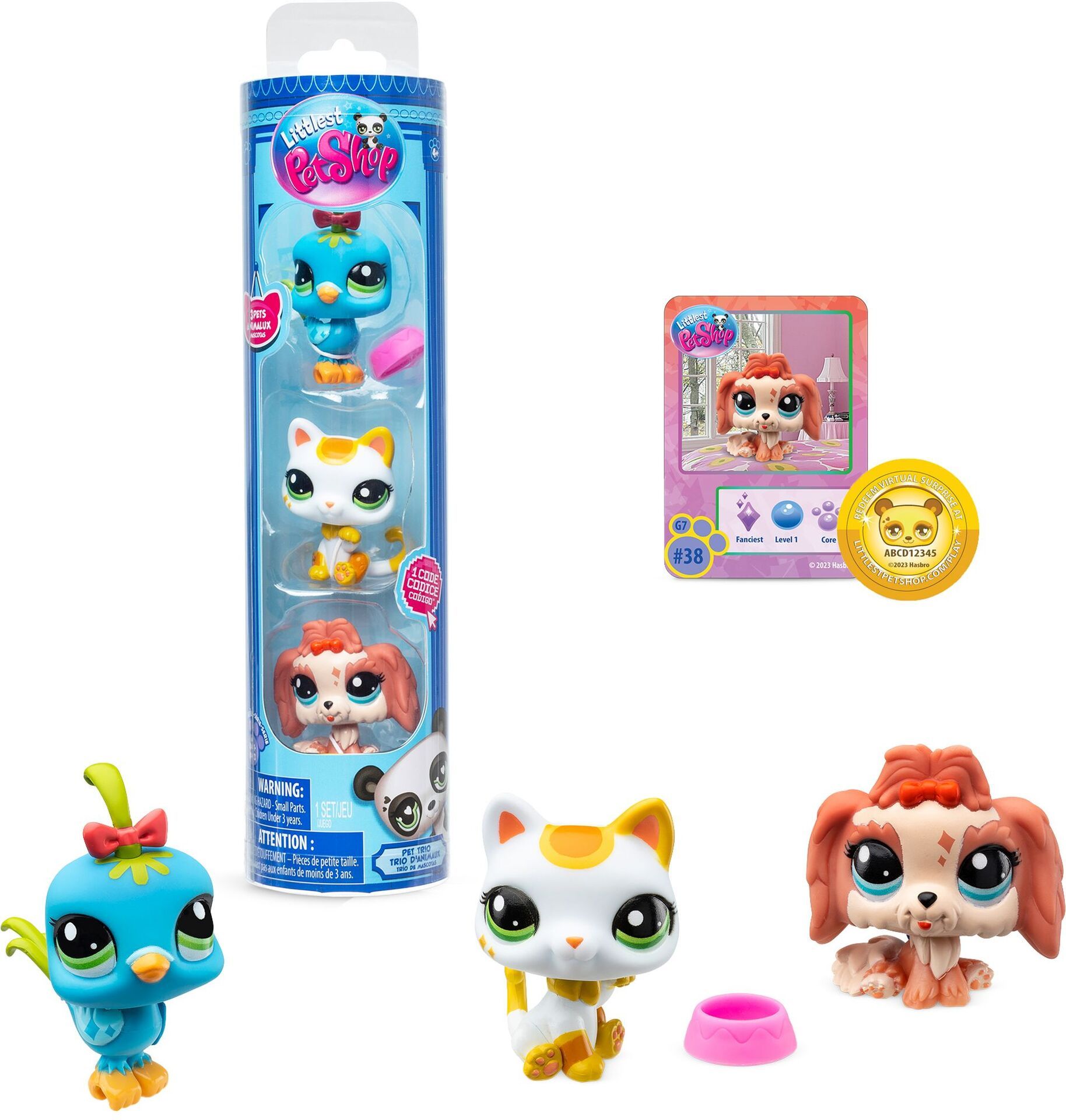 Littlest Pet Shop Tube mit 3 Pets