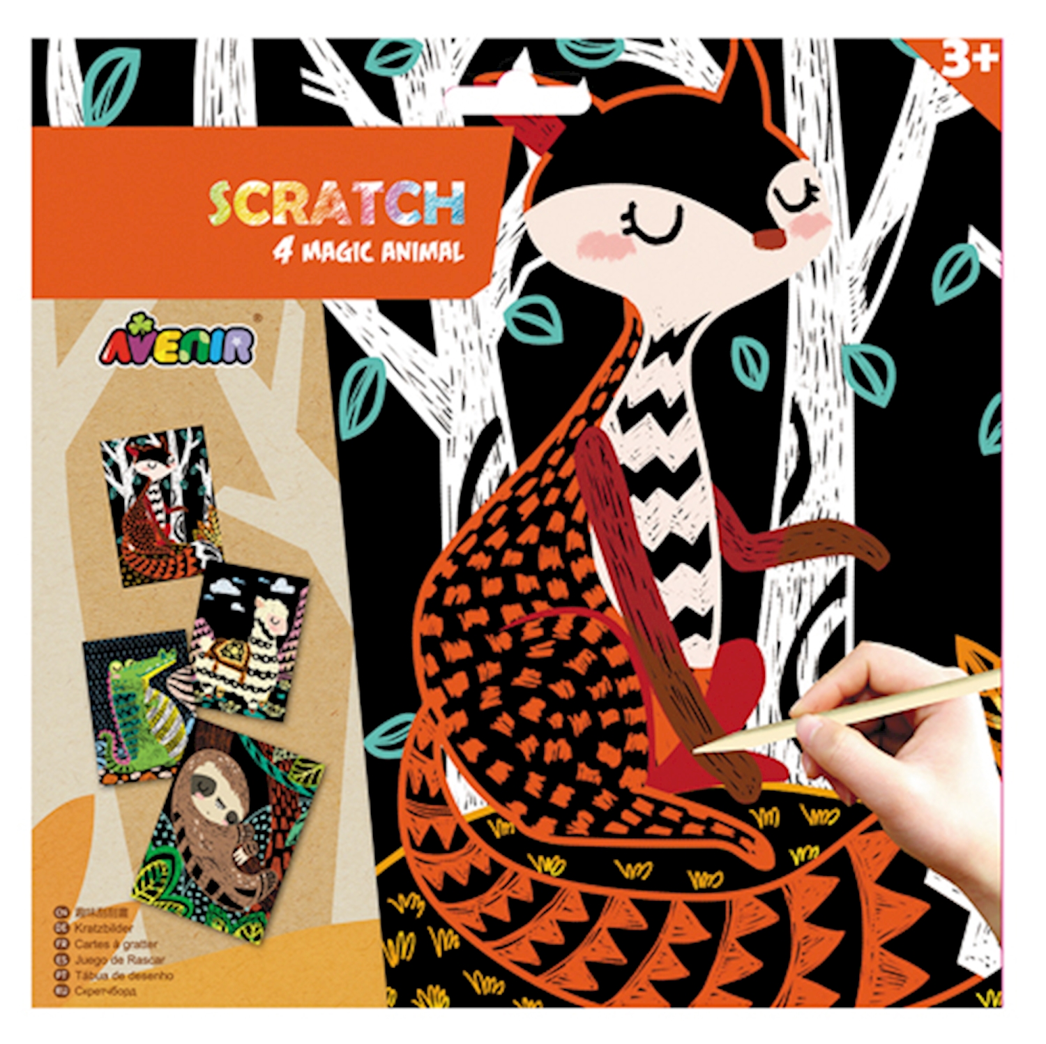 Scratch Kratzbilder Tiere