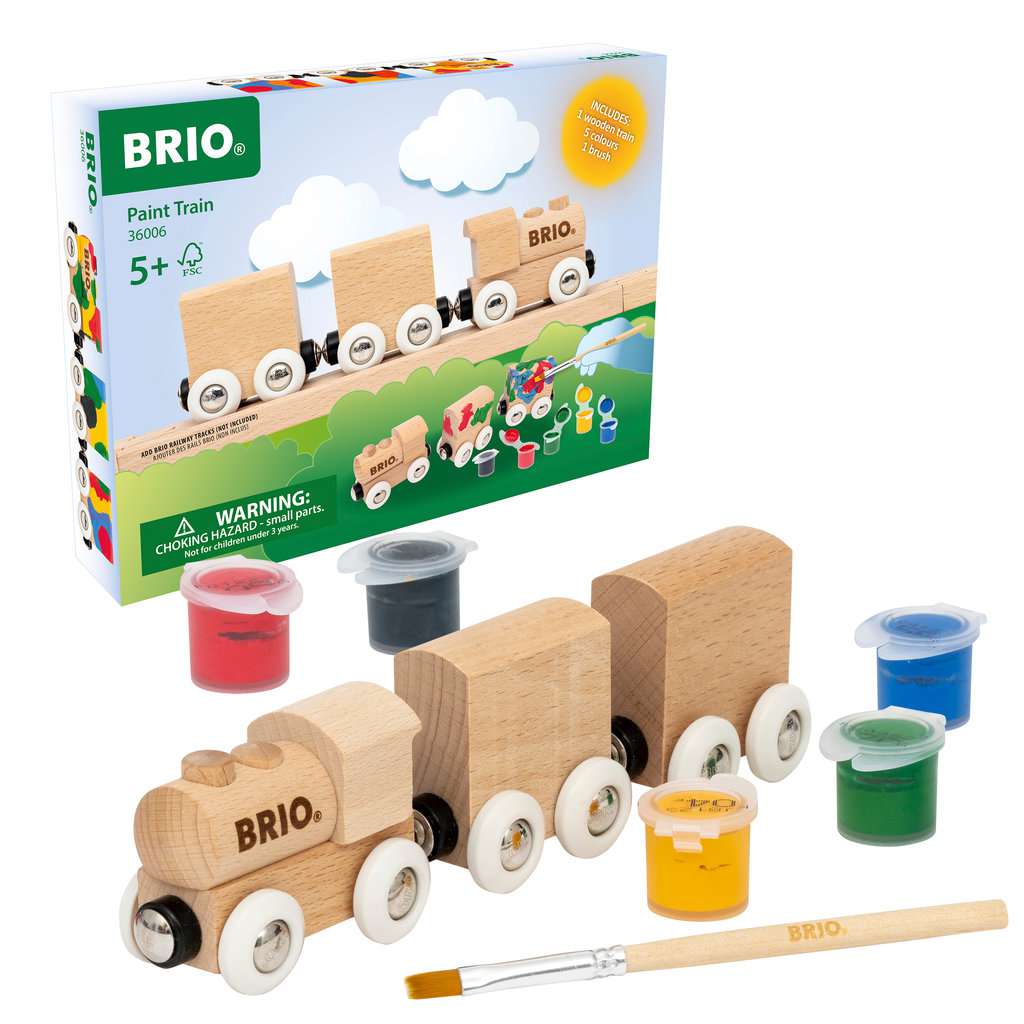 Brio Reisezug zum Bemalen 36.006