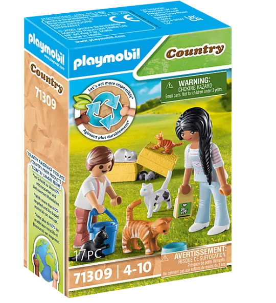 PLAYMOBIL Katzenfamilie 71309