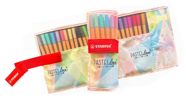 Stabilo Point 88 Pastellove Rollerset à 25