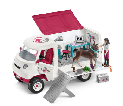 Schleich Horse Club Mobile Tierärztin mit Hannoveraner Fohlen 42439