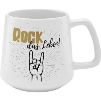 Tasse Konisch Rock das Leben!