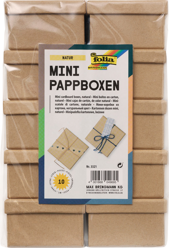 Mini - Kartonboxen