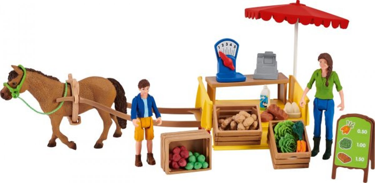 Schleich Farm World Mobiler Farm Stand 42528