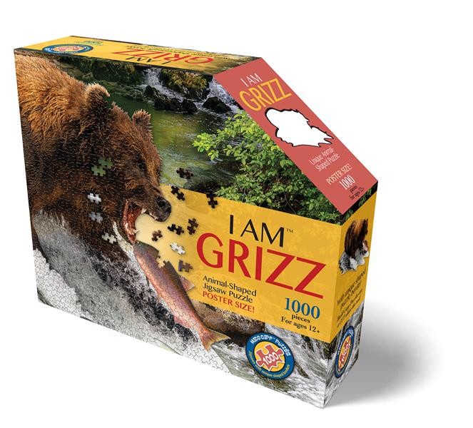 Konturpuzzle Grizzlybär 1000 Teile