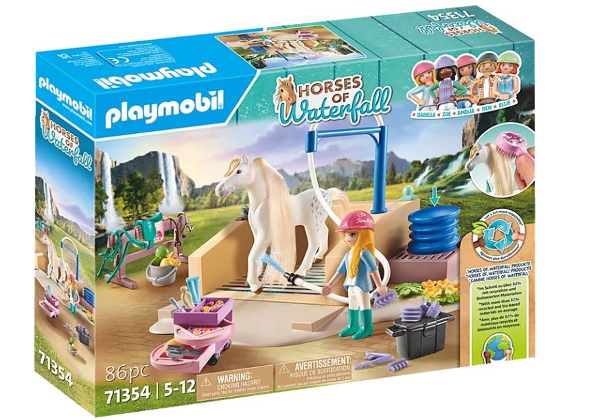 PLAYMOBIL Isabella & Lioness mit Waschplatz 71354