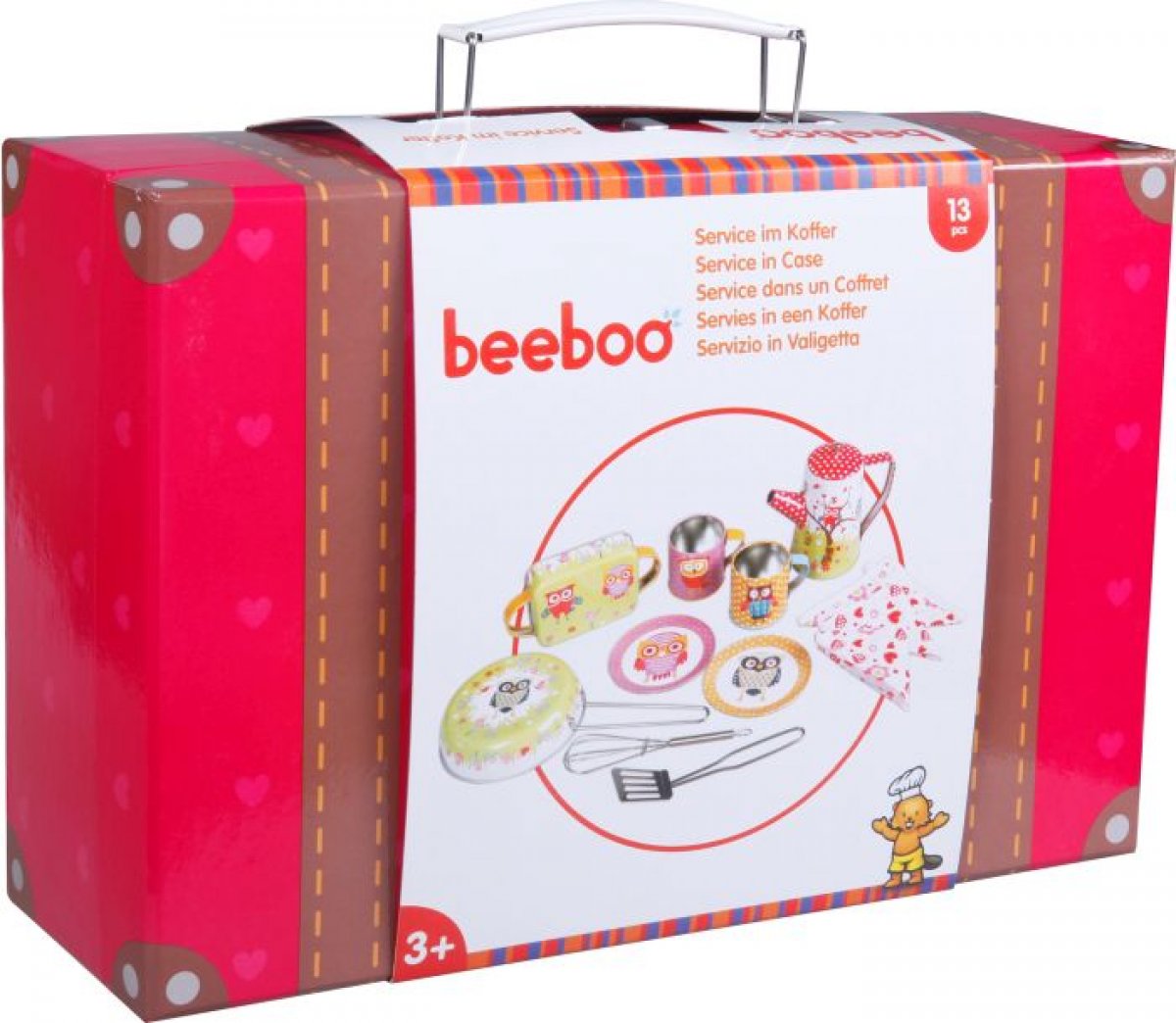 Beeboo Kitchen Service im Koffer, 13 Teile