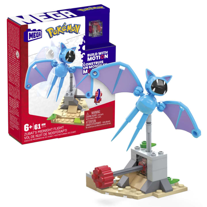 Mattel Mega Construx Pokémon Zubats Mitternachtsflug