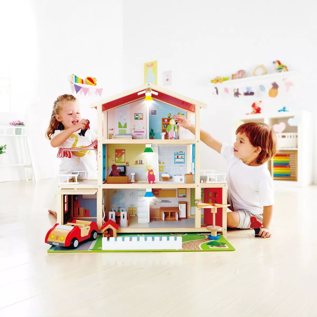 HAPE Puppenhaus Villa für Puppenfamilie