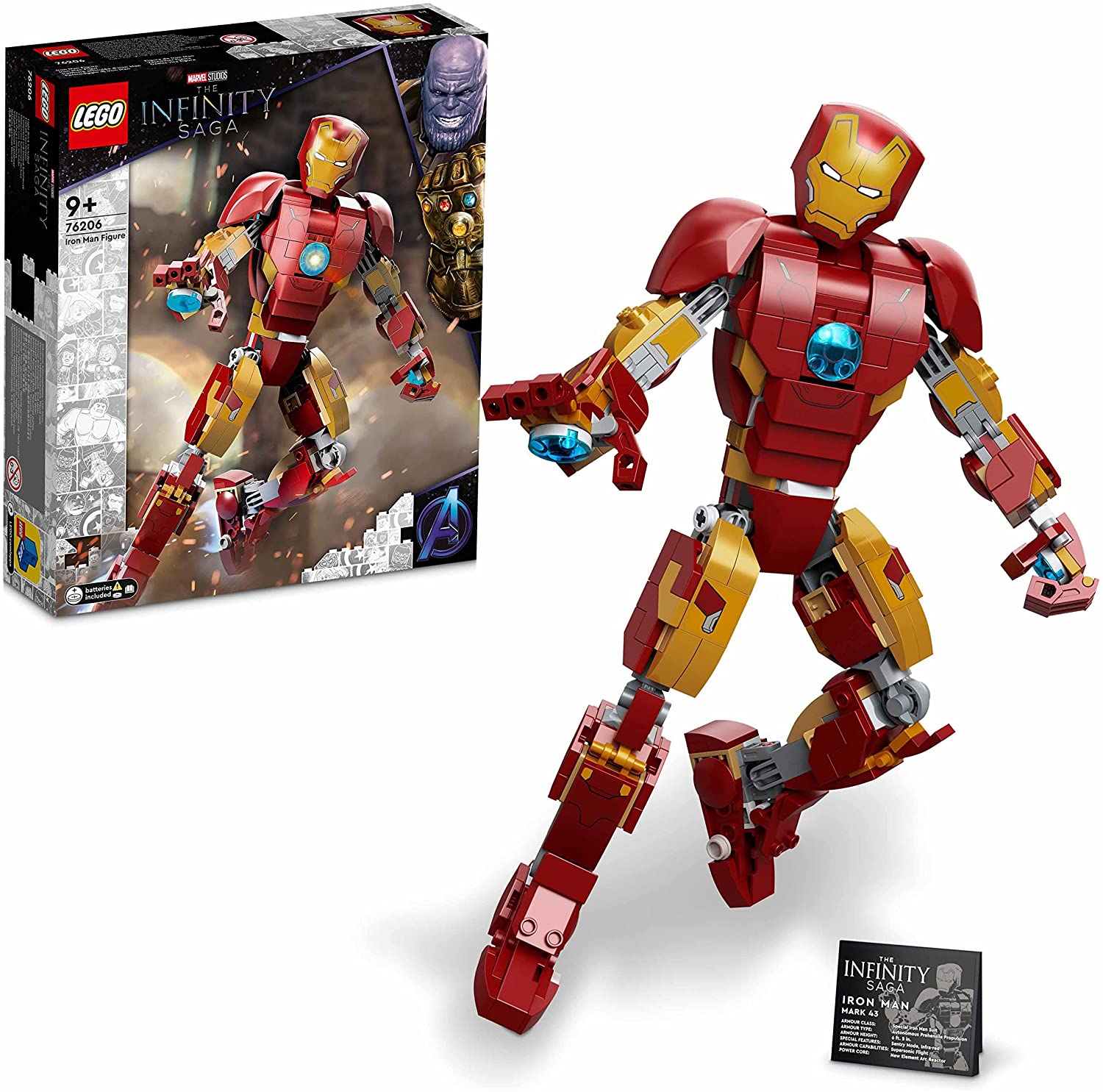 LEGO Marvel Iron Man Figur 76206