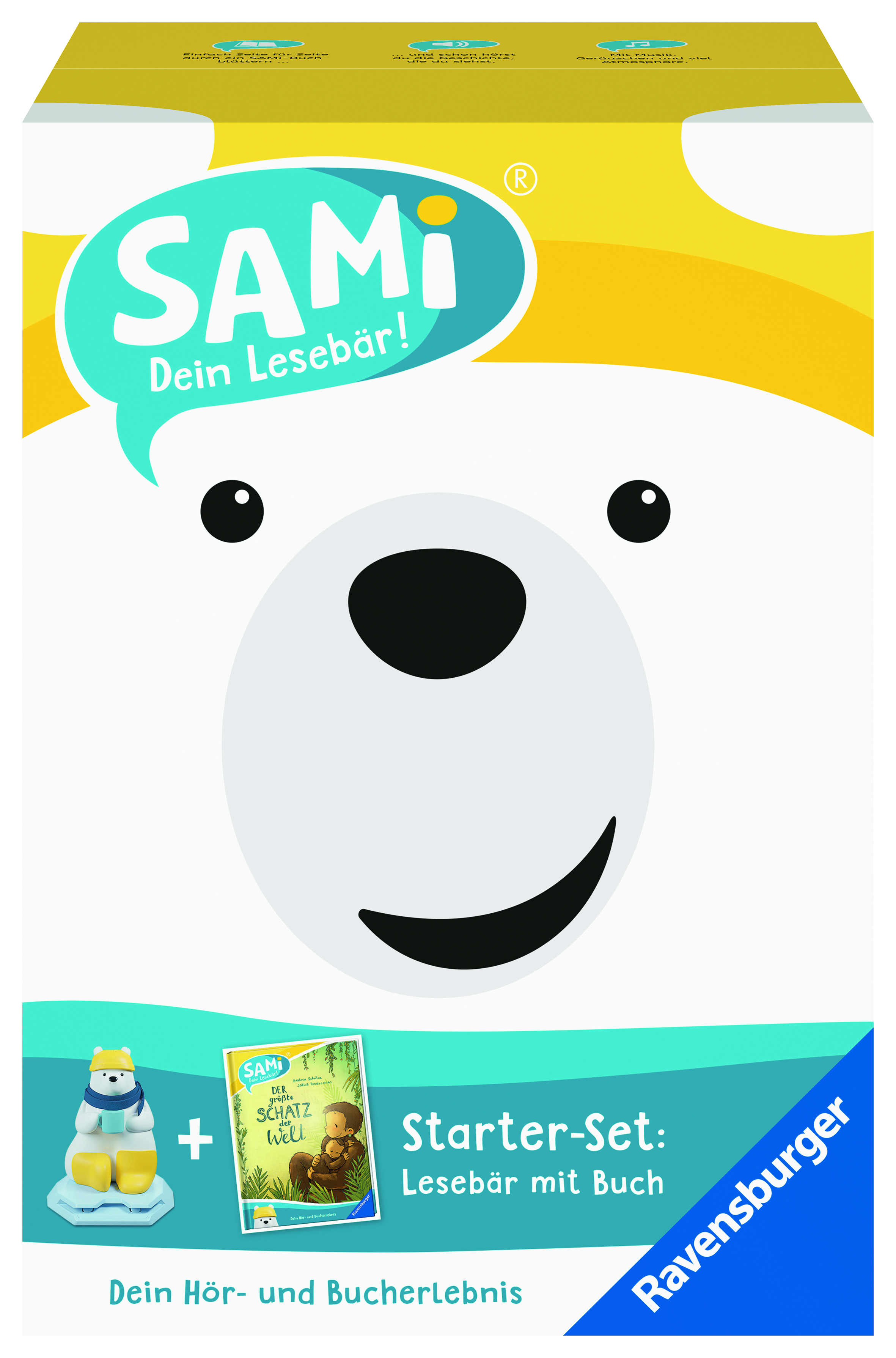 SAMi, dein Lesebär, Starter-Set - Der grösste Schatz der Welt