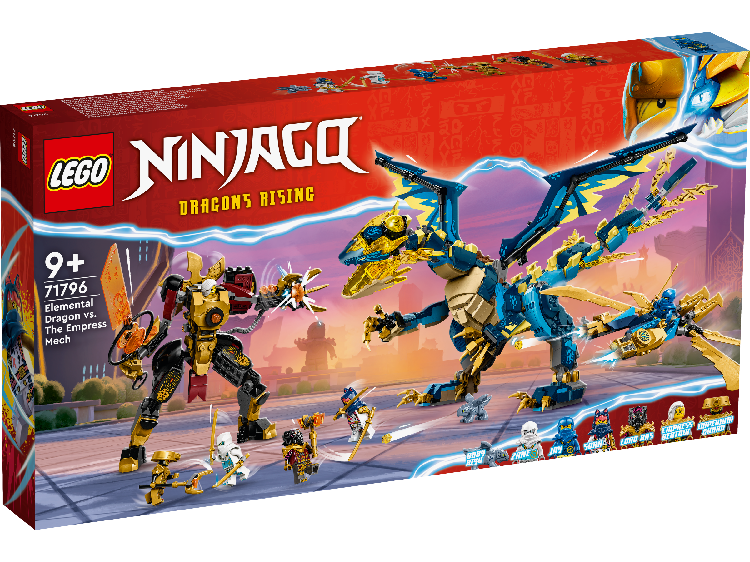 LEGO Ninjago Kaiserliches Mech-Duell gegen den Elementdrachen 71796