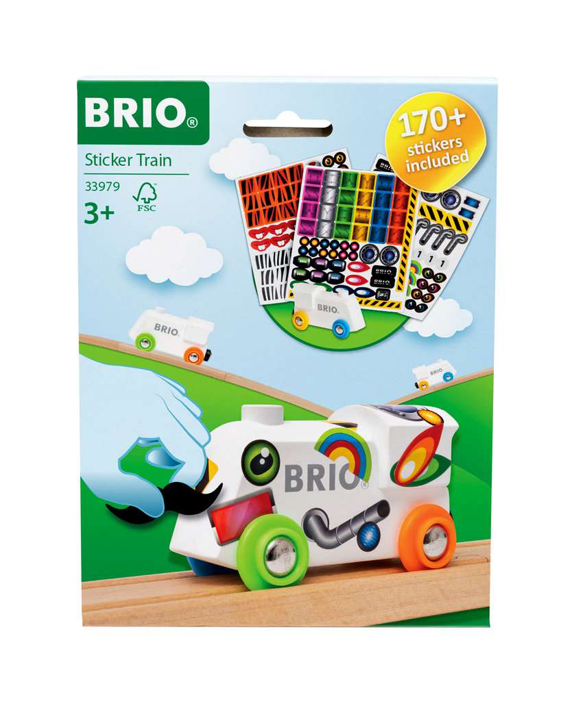 Brio Bahn Sticker-Lokomotive 33979