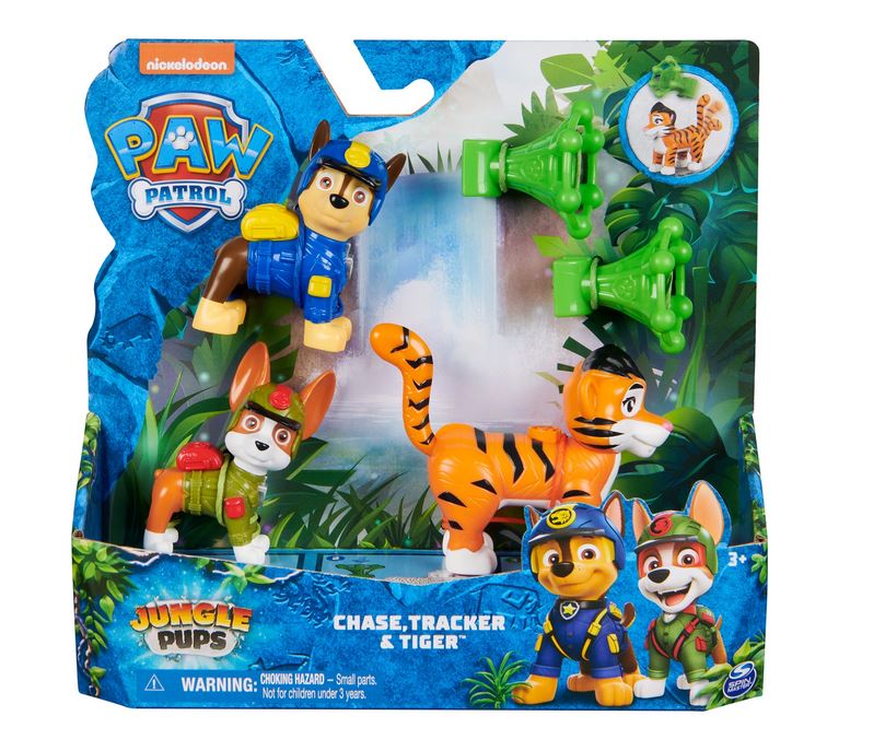 Paw Patrol Jungle Pups Chase & Tracker & Tiger